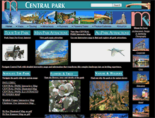 Tablet Screenshot of centralpark-ny.com